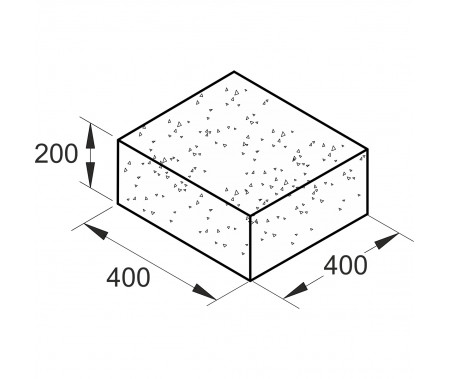 Пресс-форма блока арболитового 400х400х200