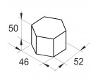 Матрица брикет «Шестигранник 46» Н=50мм