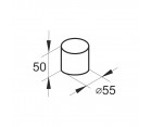 Пресс-форма брикет цилиндрический D=55mm Н=50мм