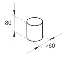 Пресс-форма брикет цилиндрический D=60mm Н=80мм