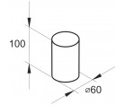 Матрица брикет цилиндрический D=60mm Н=100мм