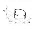 Пресс-форма для плитки «Кольчужка» Н=60, 70, 80мм